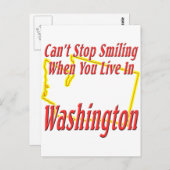 Washington - glimlachen briefkaart (Voorkant / Achterkant)
