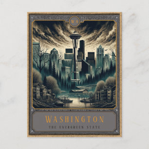 Washington Gotische kunst Briefkaart