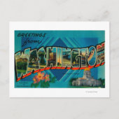 Washington - Grote Letter-scènes 2 Briefkaart (Voorkant)