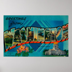 Washington - Grote Letter-scènes 2 Poster