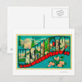 Washington - grote letterscènes briefkaart (Voorkant / Achterkant)