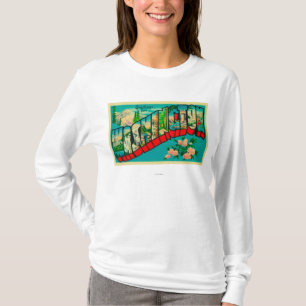 Washington - grote letterscènes t-shirt