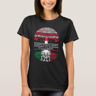 Washington Grown Italian Roots Washington D C I T-shirt