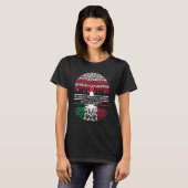 Washington Grown Italian Roots Washington D C I T-shirt (Voorkant volledig)