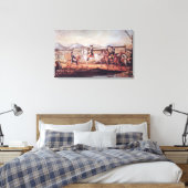 Washington Herziening Western leger Canvas Afdruk (Insitu (Slaapkamer))
