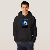 Washington Het Capitool bij maanlicht Hoodie (Voorkant volledig)