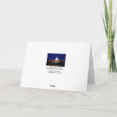 Washington, het Wenskaart van de D.C.- Kerstboom Feestdagen Kaart (Achterkant)