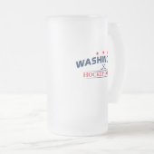 Washington Hockey Power Frosted Glass Mok (Voorkant rechts)