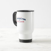 Washington Hockey Power White Travel Mug Reisbeker (Voorkant links)