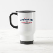 Washington Hockey Power White Travel Mug Reisbeker (Links)