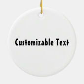 Washington Home Distress Map Keramisch Ornament (Achterkant)