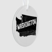 Washington Home Distress Map Ornament (voorkant)
