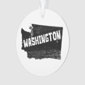 Washington Home Distress Map Ornament (voorkant)