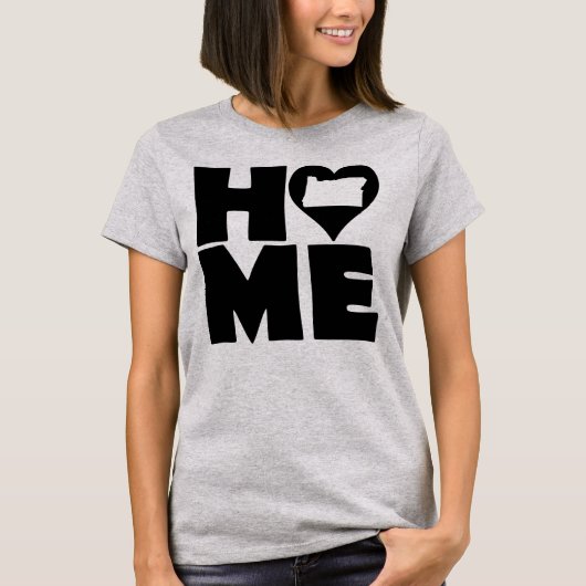 Washington Home Heart State Tees T-Shirt (Voorkant)