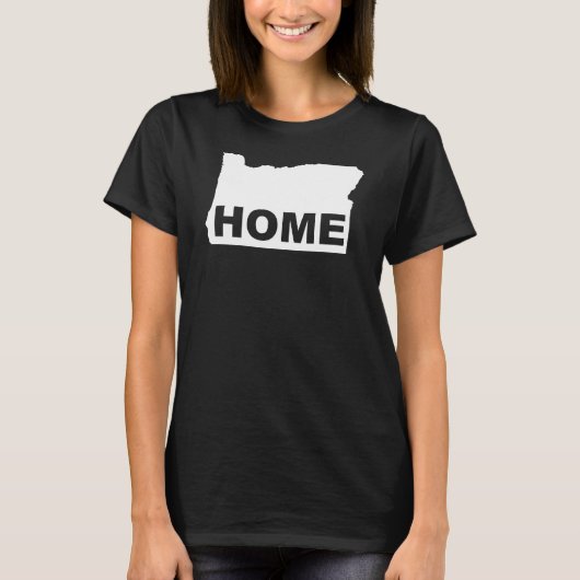 Washington Home weg van de T - shirts van de staat (Voorkant)