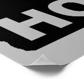 Washington Home weg van State Poster Sign (Hoek)