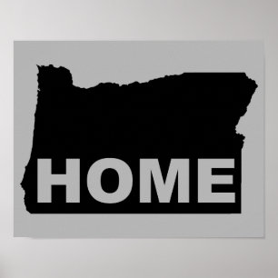 Washington Home weg van State Poster Sign