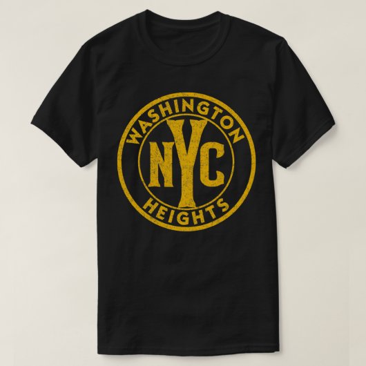 Washington Hoogte NYC  Sign T-shirt (Design voorkant)