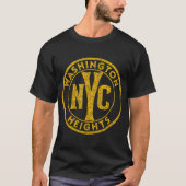 Washington Hoogte NYC  Sign T-shirt (Voorkant)