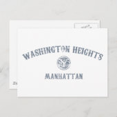Washington Hoogten Briefkaart (Voorkant / Achterkant)