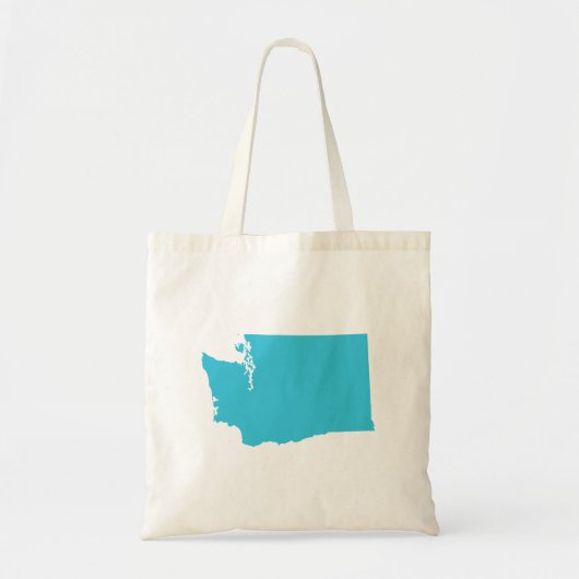 Washington in Blauw Tote Bag (Voorkant)