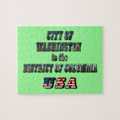 Washington in het District of Columbia USA Legpuzzel (Horizontaal)