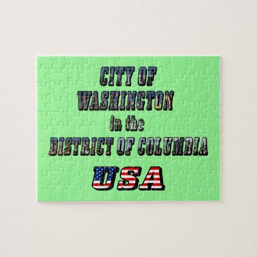 Washington in het District of Columbia USA Legpuzzel (Horizontaal)