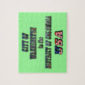 Washington in het District of Columbia USA Legpuzzel (Verticaal)