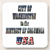 Washington in het District of Columbia USA Onderzetter (Voorkant)