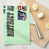 Washington in het District of Columbia USA Theedoek (Quarter Fold)