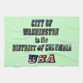 Washington in het District of Columbia USA Theedoek (Horizontaal)