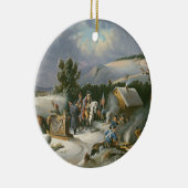 Washington in Valley Forge Keramisch Ornament (Rechts)