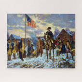 Washington in Valley Forge Legpuzzel (Horizontaal)