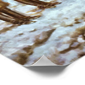 Washington in Valley Forge Poster (Hoek)