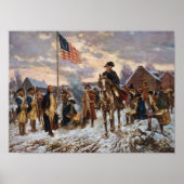 Washington in Valley Forge Poster (Voorkant)
