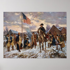 Washington in Valley Forge Poster