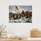 Washington in Valley Forge Poster (Keuken)