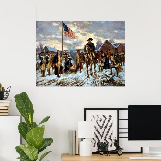 Washington in Valley Forge Poster (Thuiskantoor)