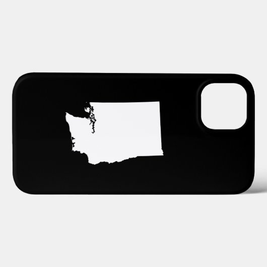 Washington in White en Black Case-Mate iPhone Case (Achterkant (horizontaal))