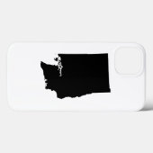 Washington in zwart-wit Case-Mate iPhone case (Achterkant (horizontaal))