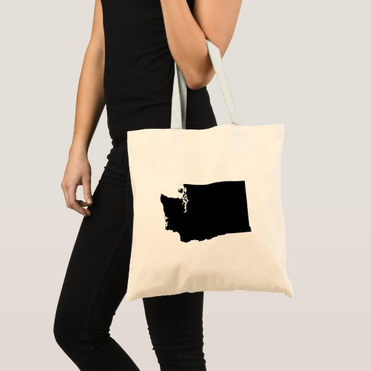 Washington in zwart-wit tote bag (Voorkant (product))