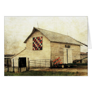 Washington, Iowa Red White en Blue Barn Quilt