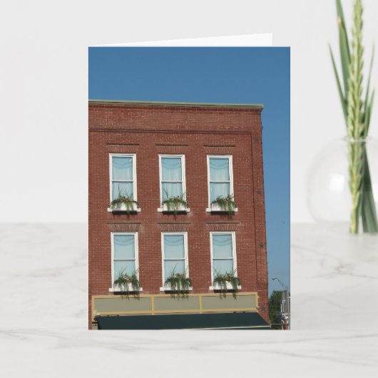 Washington, Iowa Window Boxes Kaart (Voorkant)