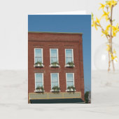 Washington, Iowa Window Boxes Kaart (Gele Bloem)