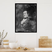 Washington Irving Daguerreotype 1855 Poster (Keuken)