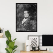 Washington Irving Daguerreotype 1855 Poster (Thuiskantoor)