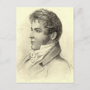 Washington Irving Portrait Briefkaart