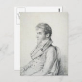 Washington Irving Portrait Briefkaart (Voorkant / Achterkant)