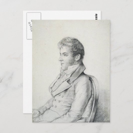 Washington Irving Portrait Briefkaart (Voorkant / Achterkant)