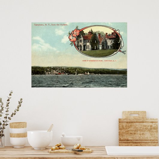 Washington Irving, Tarrytown, NY c1915 Poster (Keuken)